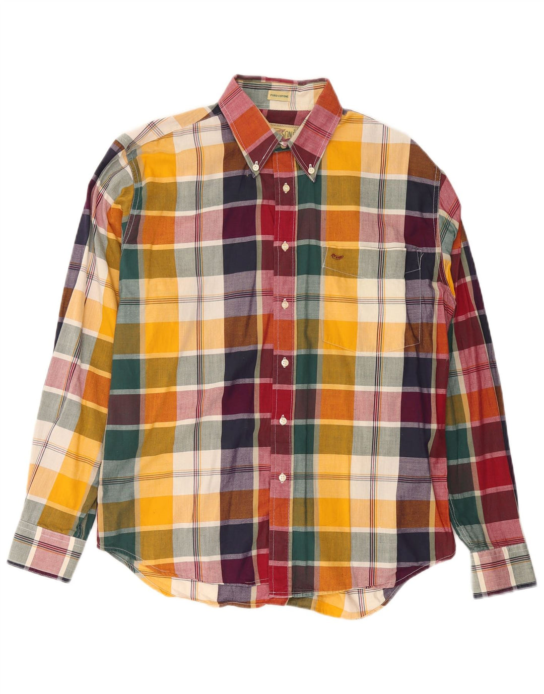 Alley & Sons Chemise à Carreaux en Coton à Carreaux Multicolore Moyen Homme