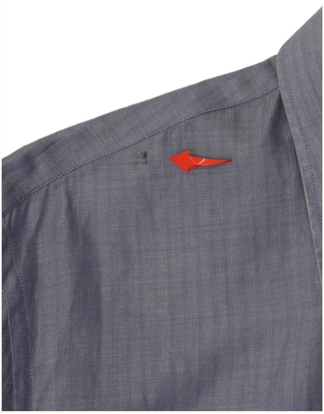 Armani Jeans Chemise Homme Large Bleu Rayé Coton