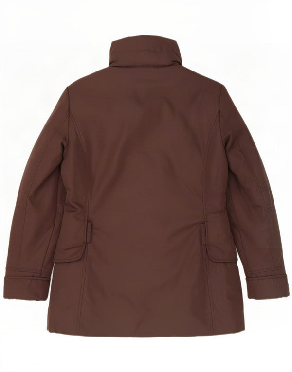 PEUTEREY Veste matelassée pour femme UK 14 Large Marron Polyamide