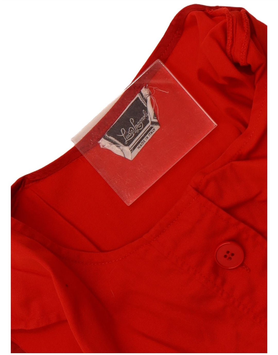 Luisa Spagnoli Robe droite sans manches pour femme UK 12 Rouge moyen