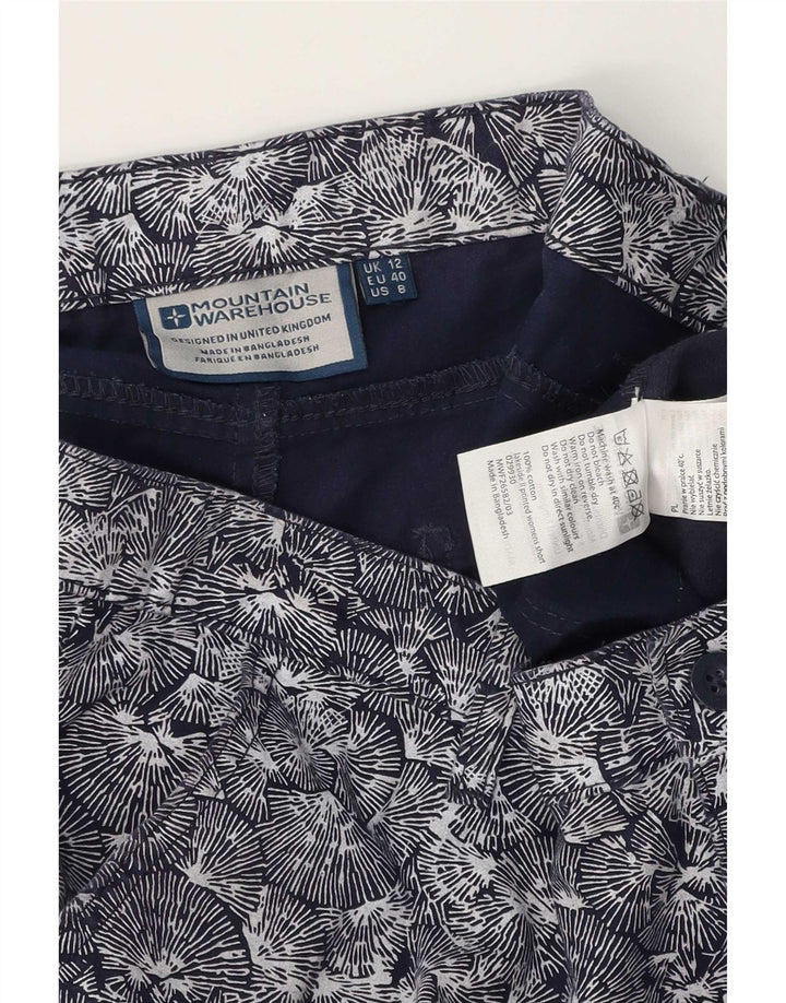 Mountain Warehouse Short Chino pour Femme UK 12 Medium W34 Bleu Marine