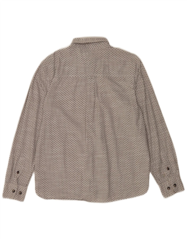 Chemise Homme Fat Face Coton Taché Gris Moyen