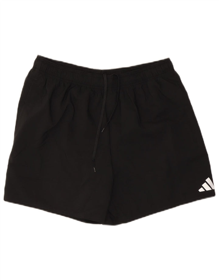 Adidas Short de sport pour homme Large Noir Polyester
