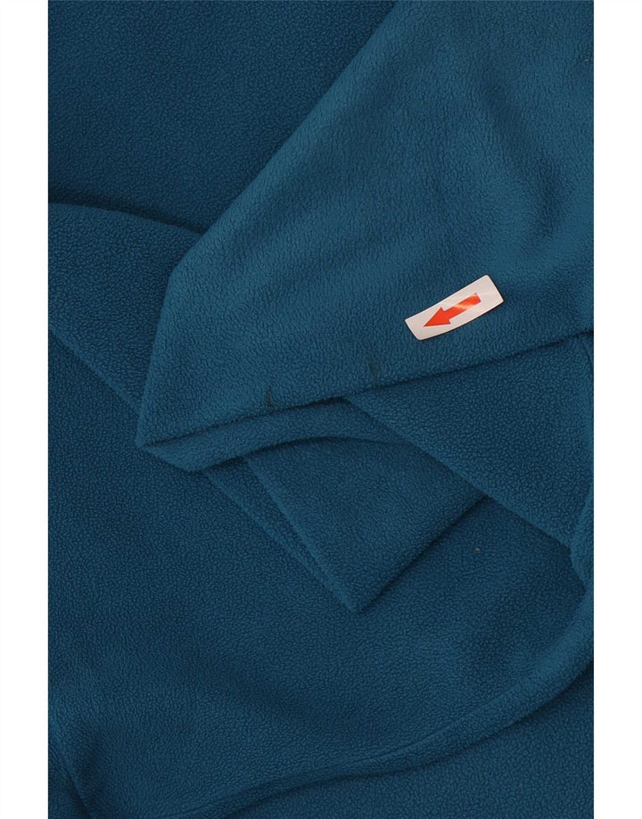 Jack Wolfskin Pull polaire à col zippé pour homme UK 36/38 Bleu moyen Polyester