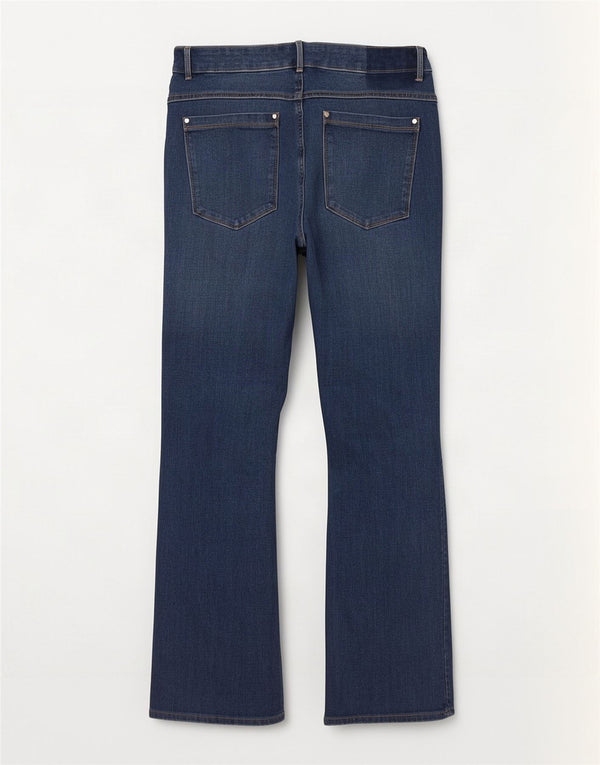 Marks & Spencer Jean évasé Magic Slim pour femme UK 16 Large 35 L28 Bleu