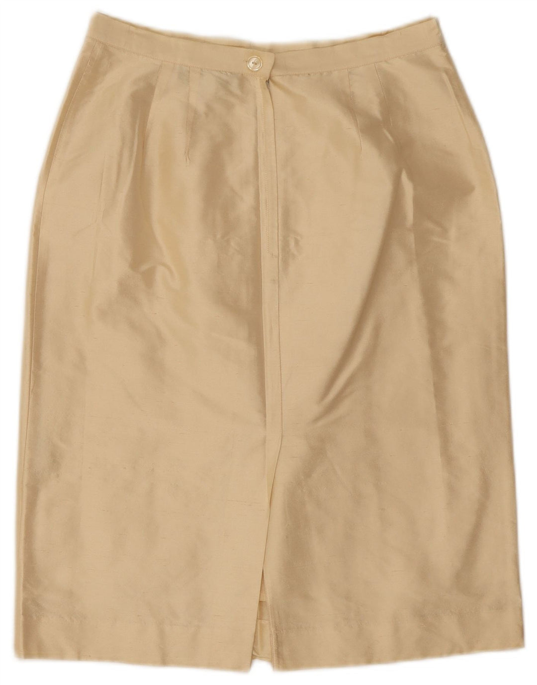 Blunauta Femme Jupe Droite IT 44 Medium W28 Acétate Beige