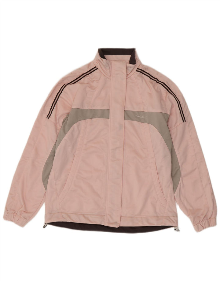 Diadora Veste de survêtement pour femme IT 42 Polyester color block rose moyen