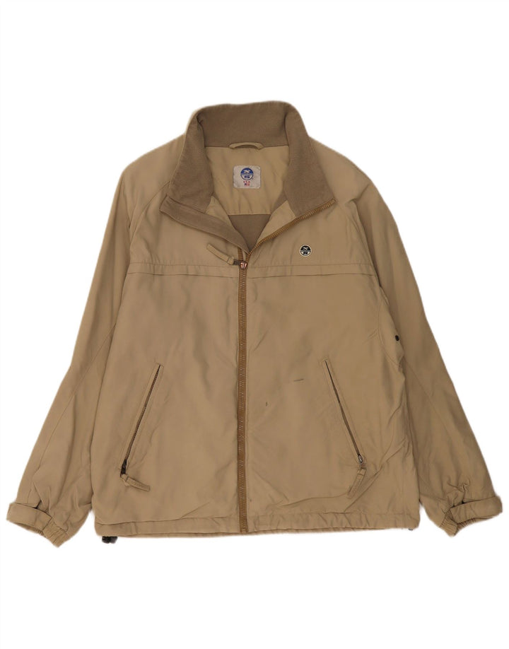 North Sails Veste coupe-vent pour homme UK 38 Beige moyen Polyamide