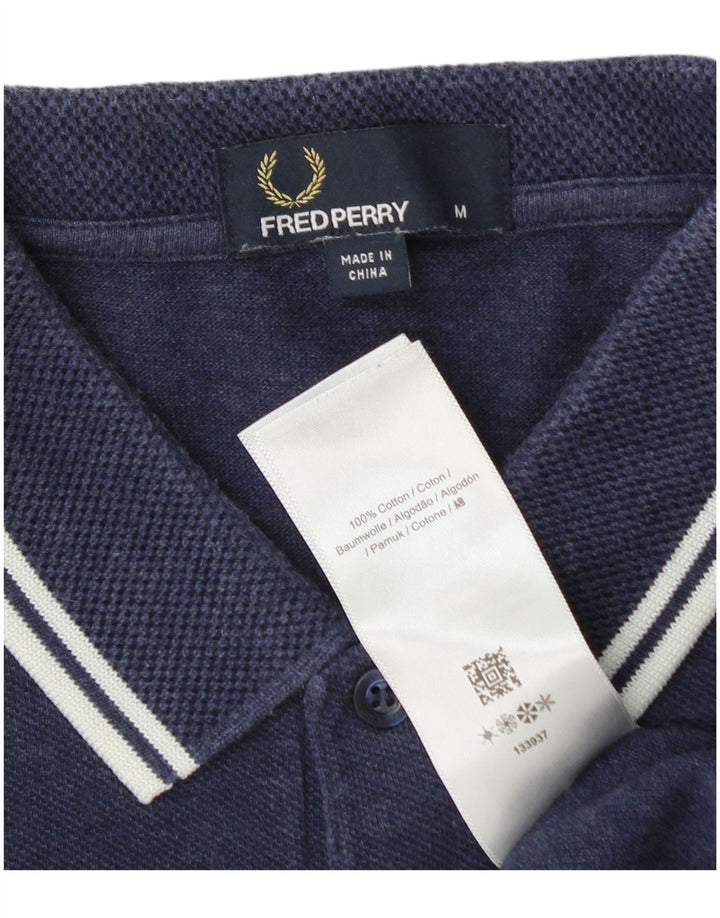 FRED PERRY Polo Homme Bleu Marine Moyen Coton