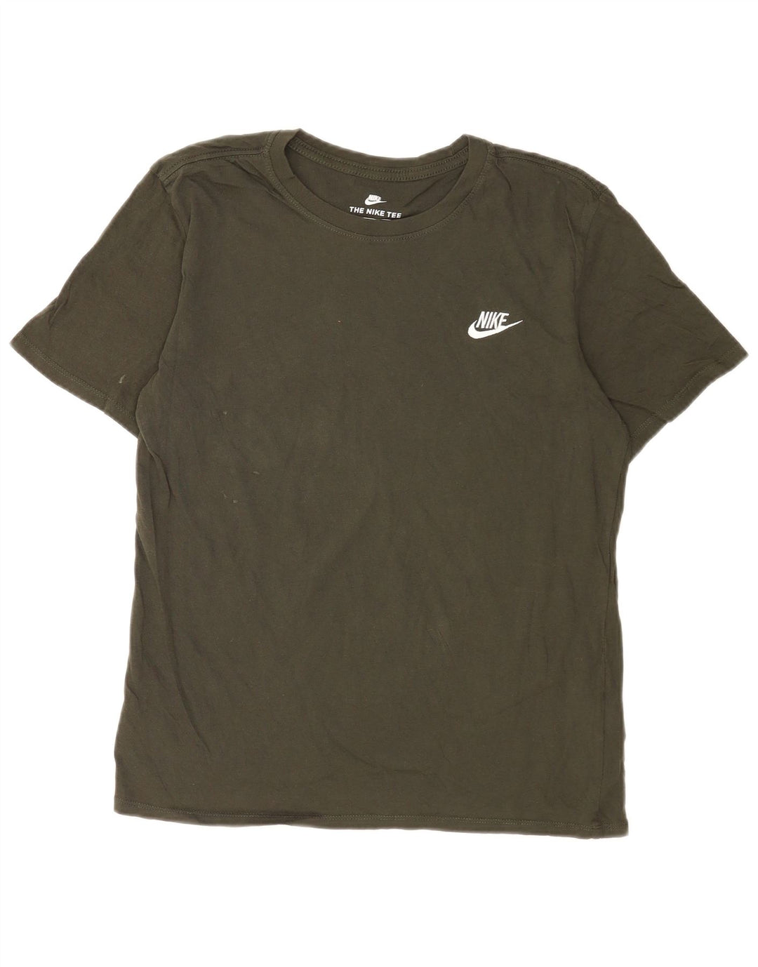 Nike Homme Athletic Cut T-Shirt Haut Vert Moyen Coton
