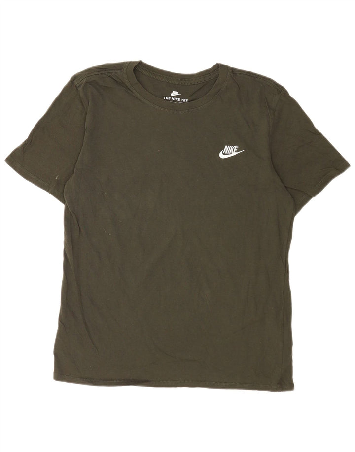 Nike Homme Athletic Cut T-Shirt Haut Vert Moyen Coton