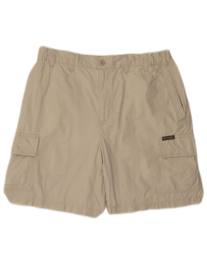 COLUMBIA Short Cargo Homme W32 Coton Beige Moyen