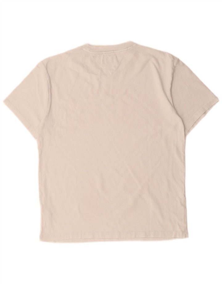 Tommy Hilfiger T-shirt coupe classique pour homme en coton blanc moyen