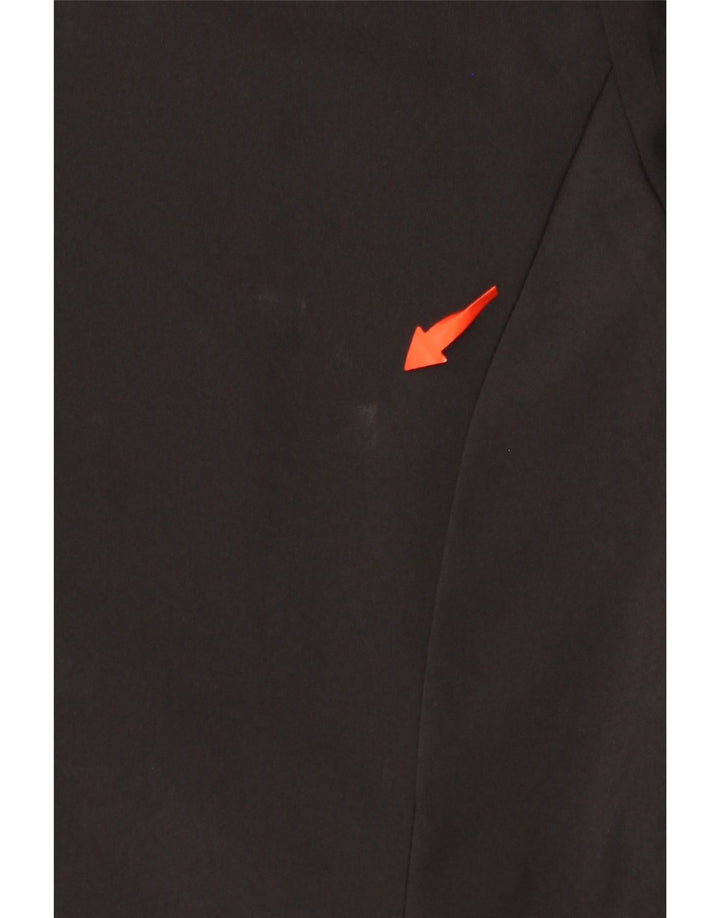 NAUTICA Chemisier Femme UK 44 Moyen Noir Polyester
