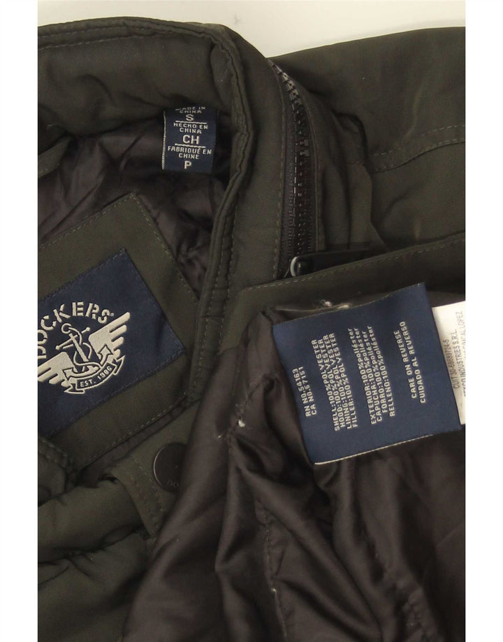 Dockers Veste coupe-vent pour homme UK 36 Small Vert Polyester