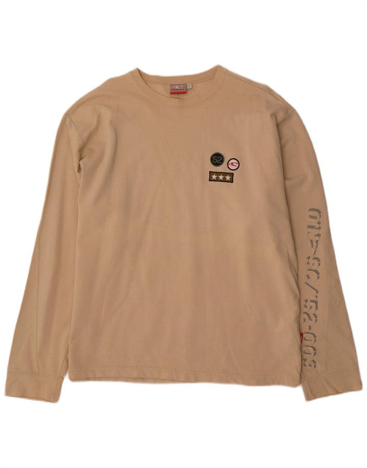 O'Neill Haut graphique à manches longues pour homme en coton beige