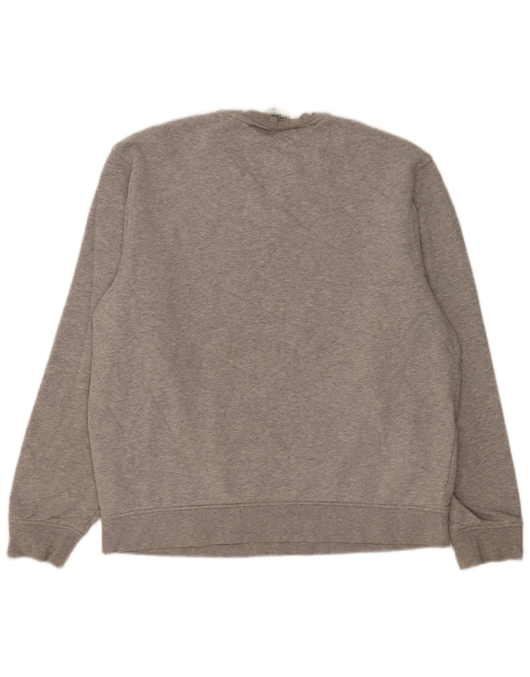 Lacoste Mens Sweatshirt Jumper Taille 5 Grand Coton Gris