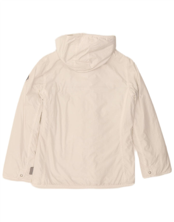 CHAMPION Veste coupe-vent à capuche pour fille 13-14 ans XL Blanc Polyester