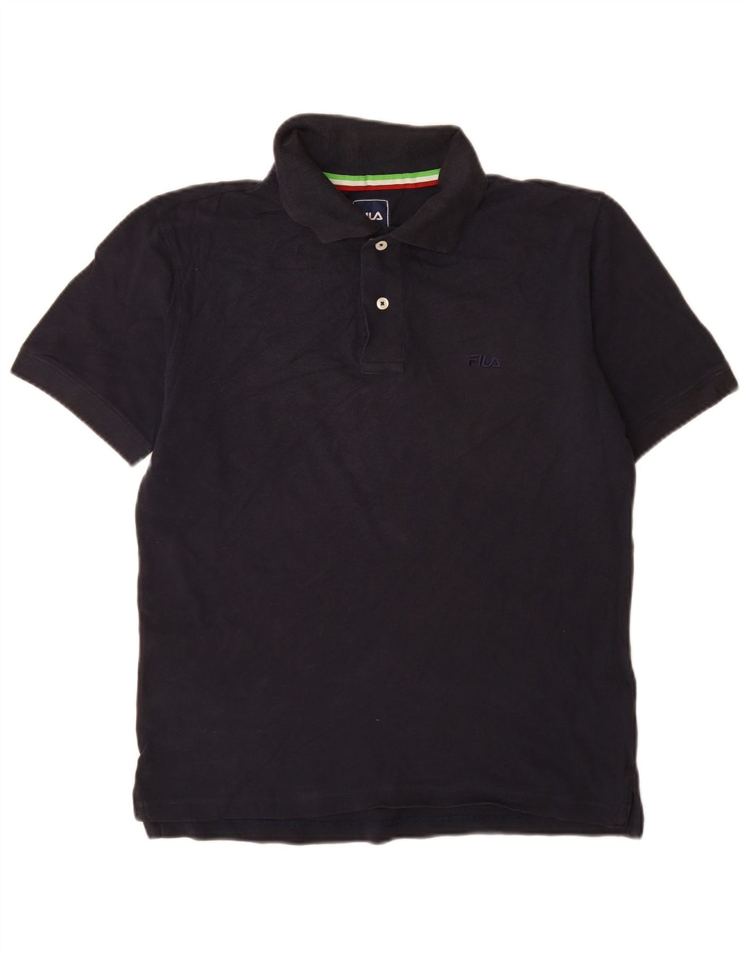 Fila Polo Homme IT 48 Petit Bleu Marine Coton