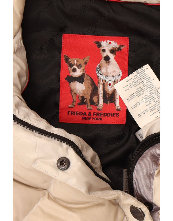 FRIEDA & FREDDIES Gilet rembourré femme EU 40 Beige moyen Polyester