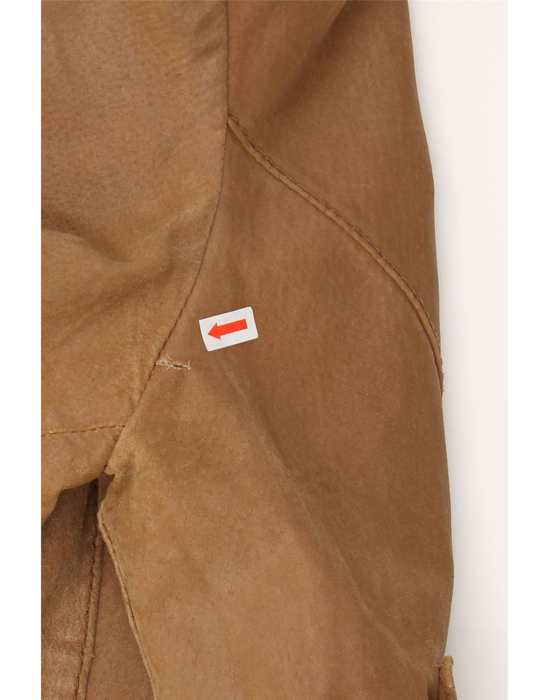 CONBIPEL Womens Bomber Leather Jacket IT 44 Medium Beige Leather Vintage Conbipel and Second-Hand Conbipel from Messina Hembry 
