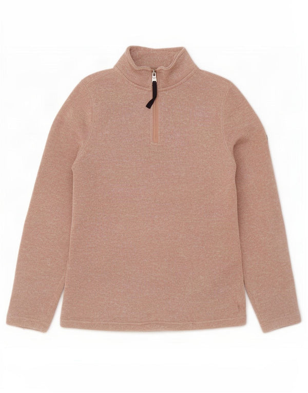 Tog 24 Sweat-shirt surdimensionné à col zippé pour femme UK 10 Petit Rose