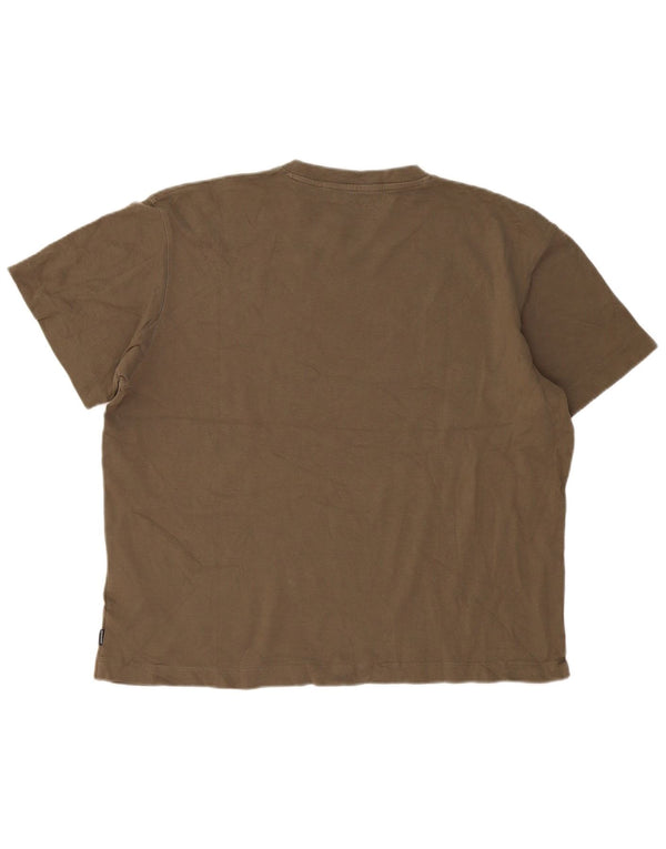 Jack & Jones T-Shirt Homme Haut Large Kaki Coton