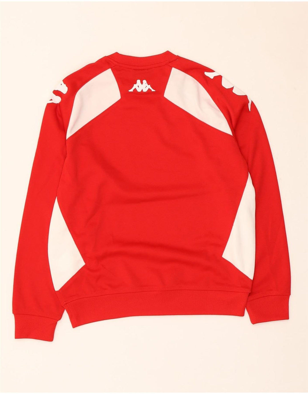 Kappa Sweat-shirt graphique pour garçon 11-12 ans Rouge Colorblock Polyester