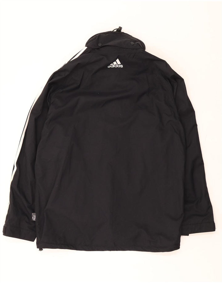 Adidas Veste de pluie à capuche Climashell pour homme UK 44/46 Large Noir Polyamide