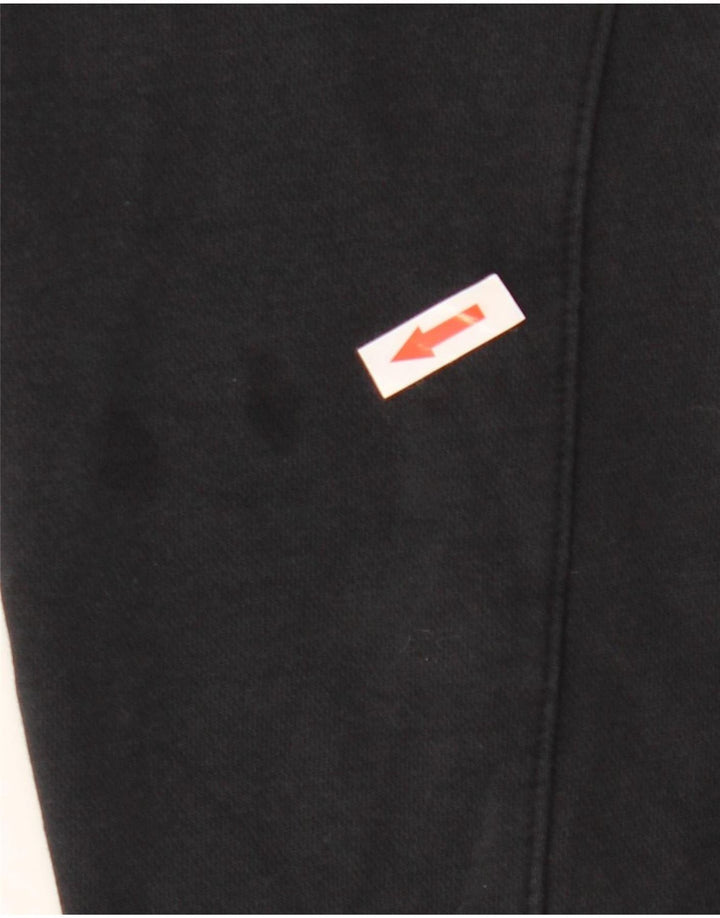 Nike Pantalon de survêtement graphique pour homme en coton noir moyen