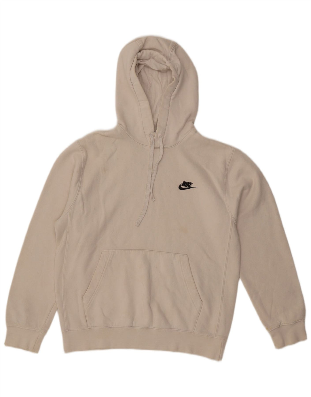 Nike Pull à capuche pour homme Petit coton blanc