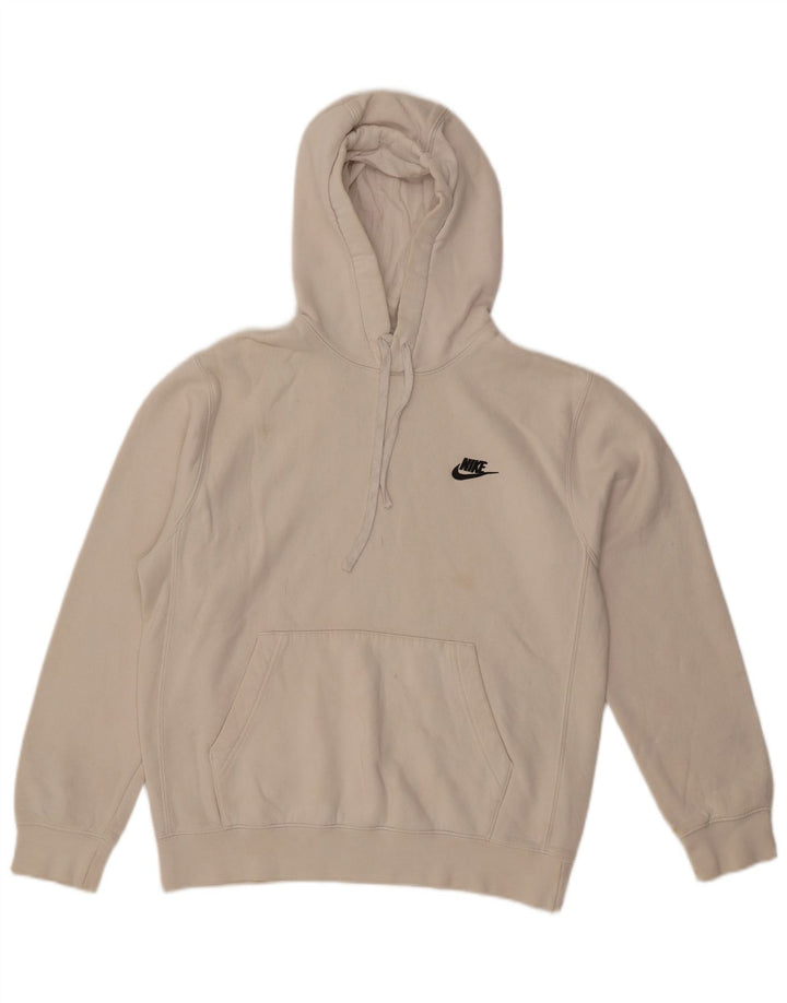 Nike Pull à capuche pour homme Petit coton blanc
