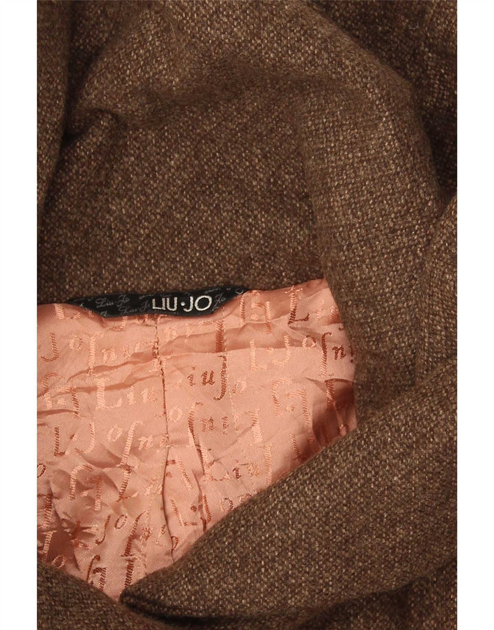 Liu Jo Manteau Femme IT 42 Laine Marron Moyen