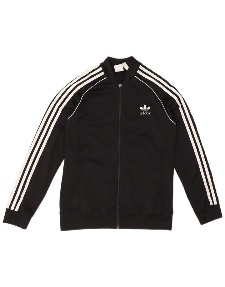 Veste de survêtement Adidas Garçon 12-13 ans Noir Polyester