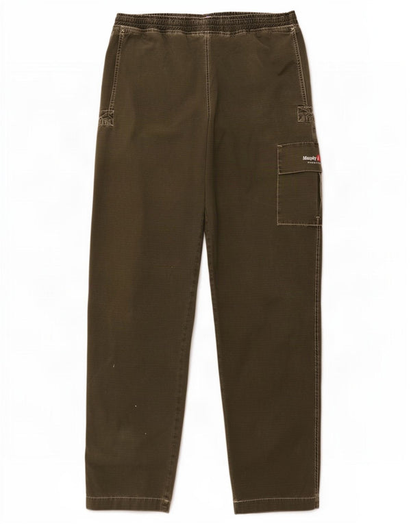 Murphy & Nye Pantalon cargo droit pour homme 2XL W42 L34 Vert Coton