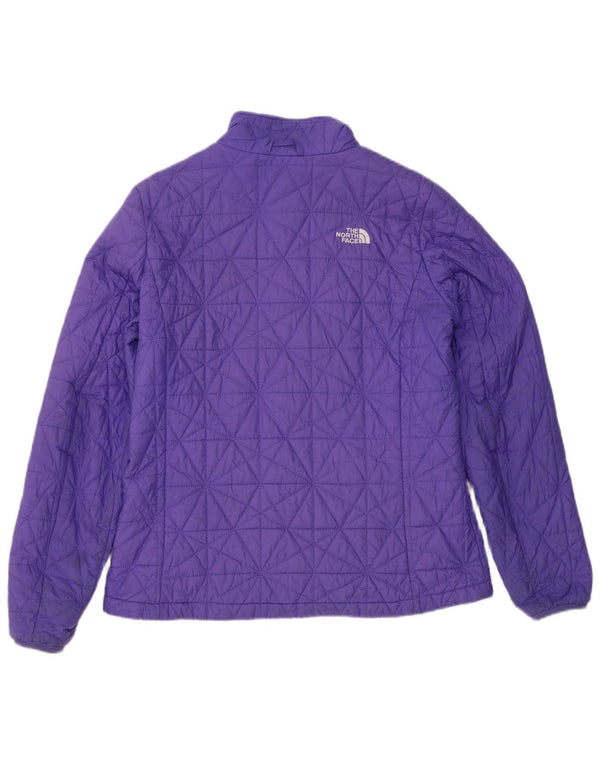 The North Face Veste matelassée pour femme UK 16 Large Violet Nylon
