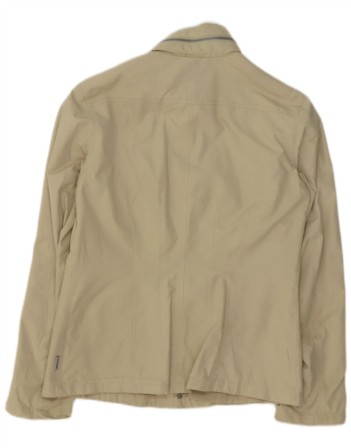 Geox Veste utilitaire à capuche Respira pour femme UK 10 Small Beige Polyester