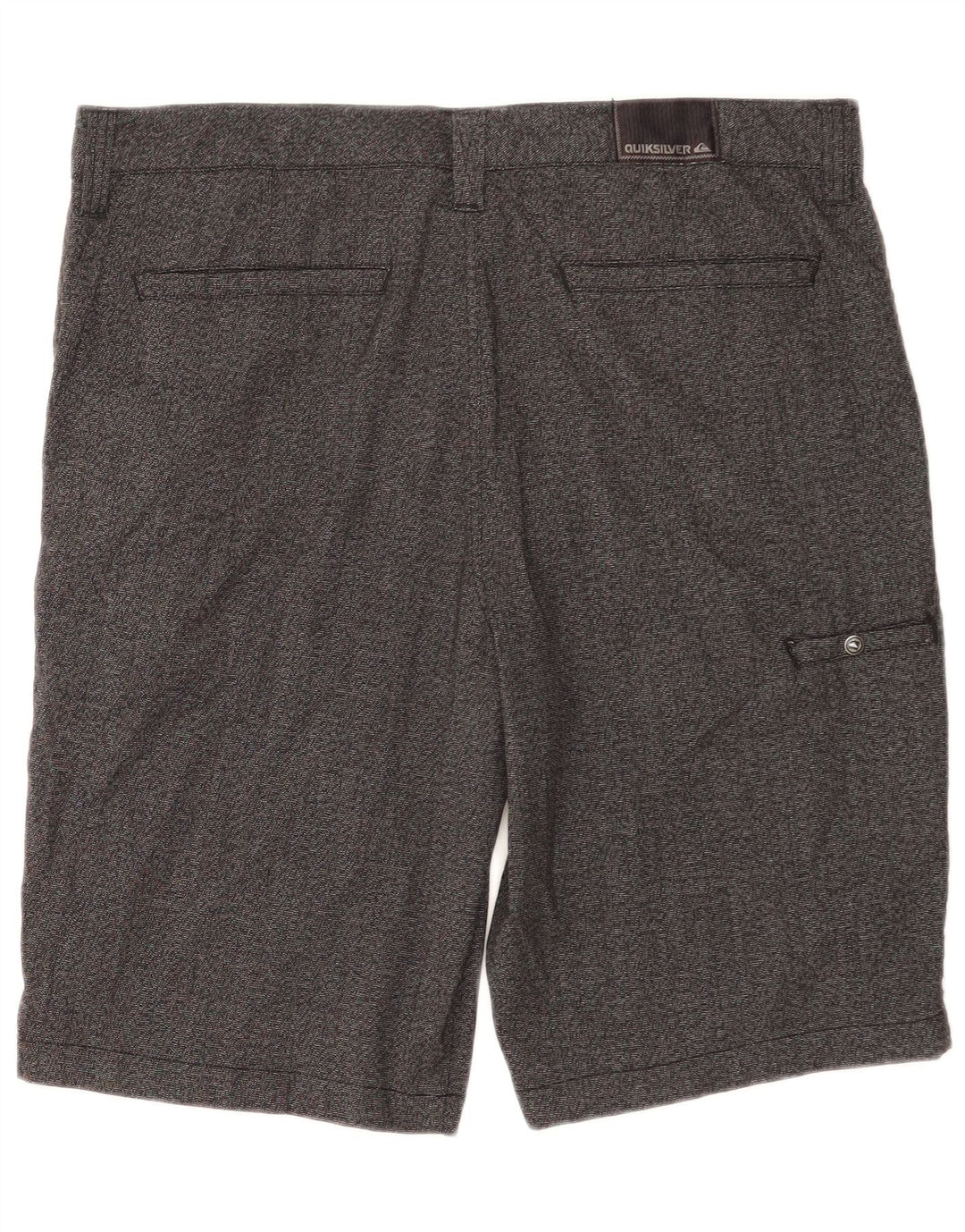 Quiksilver Short Cargo Zathan W34 Homme Gris Large Polyester