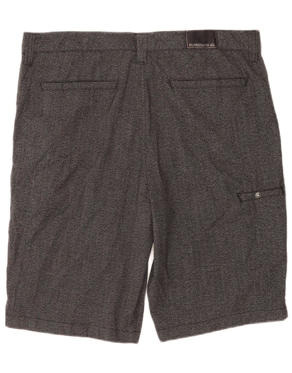 Quiksilver Short Cargo Zathan W34 Homme Gris Large Polyester