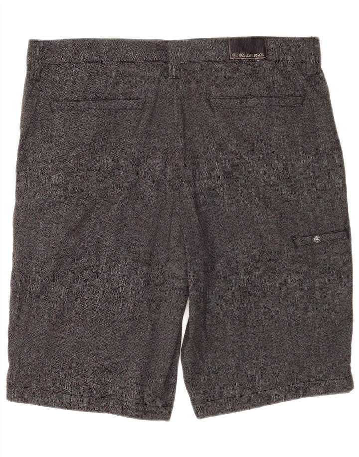 Quiksilver Short Cargo Zathan W34 Homme Gris Large Polyester
