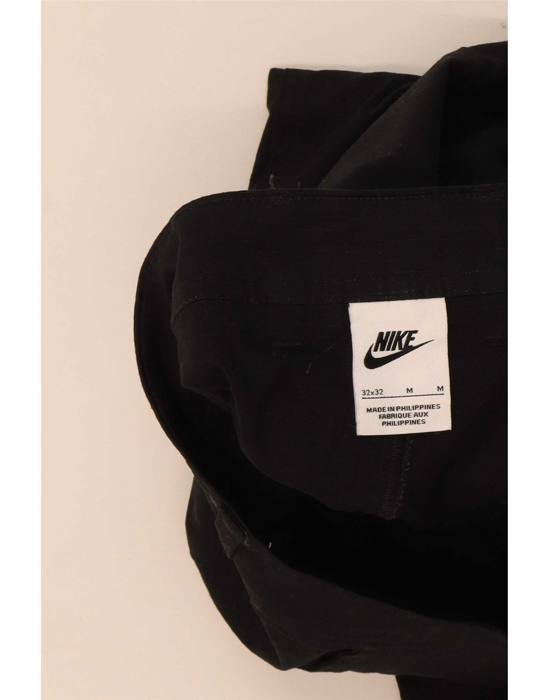 Nike Pantalon cargo fuselé W32 L32 en coton noir pour homme