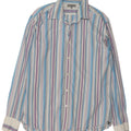 Ted Baker Chemise Homme Taille 5 XL Coton Rayé Multicolore