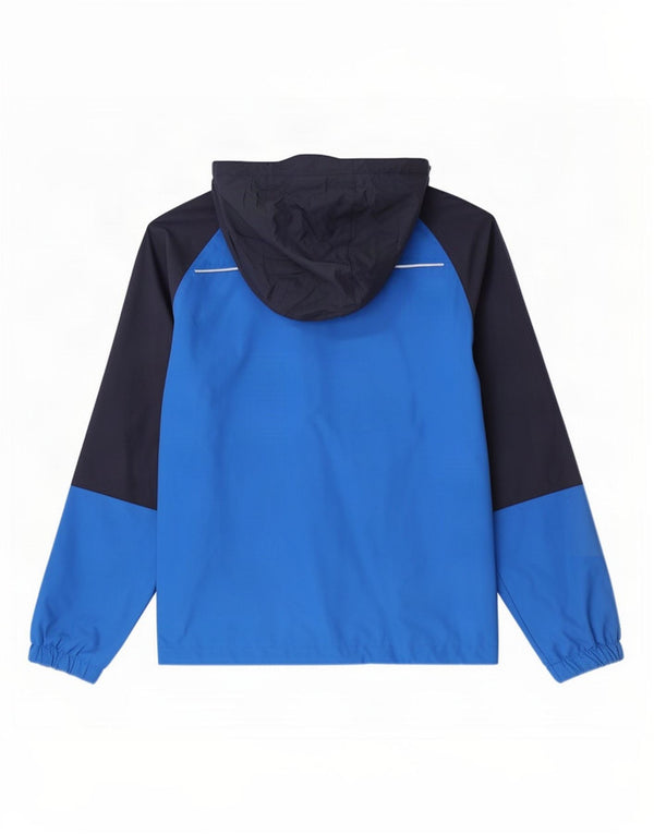 Columbia Veste de Pluie à Capuche Fille 14-15 Ans Large Bleu Colorblock Nylon