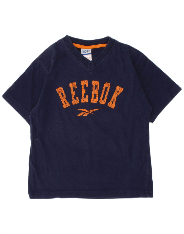 Reebok T-shirt graphique garçon 5-6 ans bleu marine