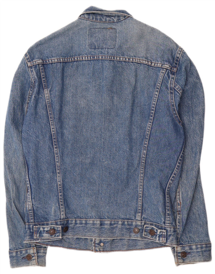 Levi's Veste En Jean Femme UK 8 Small Bleu