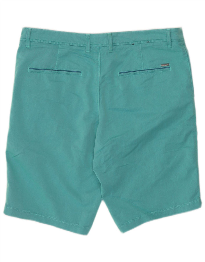 Hugo Boss Short chino pour homme IT 48 Medium W32 Turquoise Coton