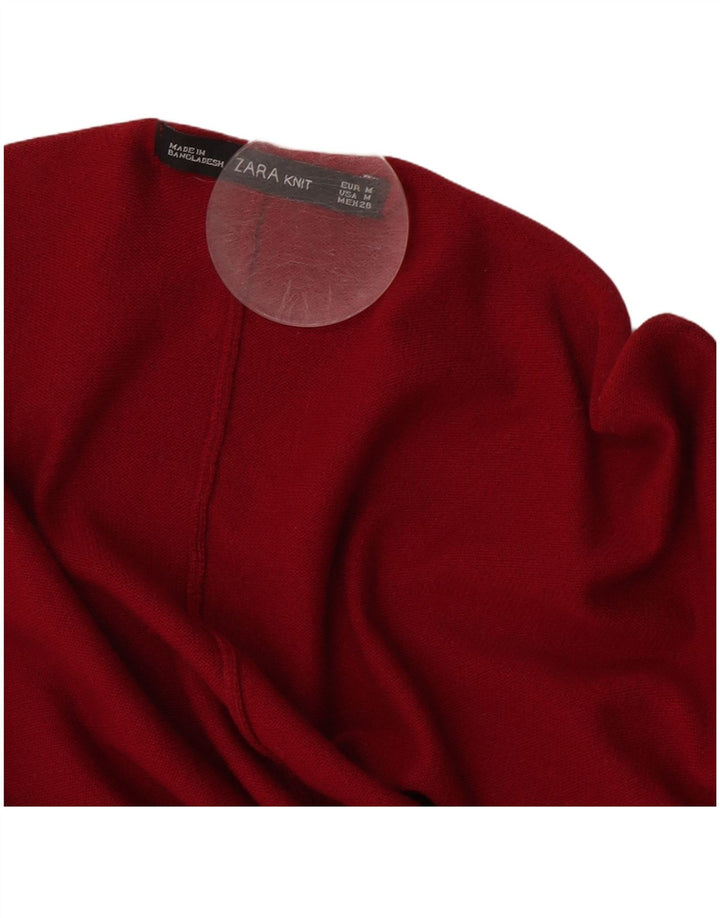 ZARA Pull long ouvert pour femme UK 14 Marron moyen