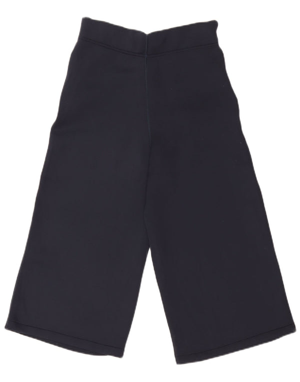 Nike Pantalon de survêtement Capri taille haute pour femme UK 6 XS Bleu marine Polyester
