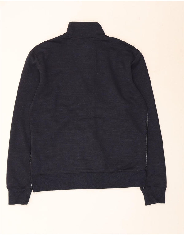 Superdry Veste de Survêtement Graphique Homme XL Bleu Marine Moucheté Polyester