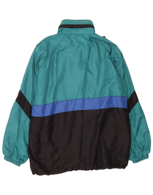 Shamp Veste coupe-vent ample pour homme UK 36 Petit Bleu Colorblock